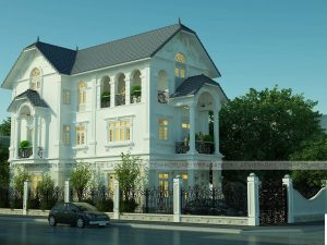 Mẫu Thiết kế biệt thự 3 tầng đẹp BT306