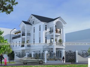 Mẫu thiết kế biệt thự 3 tầng đẹp  BT302