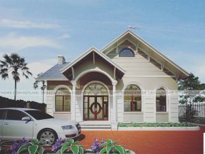 Mẫu Thiết kế biệt thự 1 tầng đẹp BT114