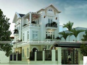 Mẫu thiết kế biệt thự 3 tầng đẹp BT305