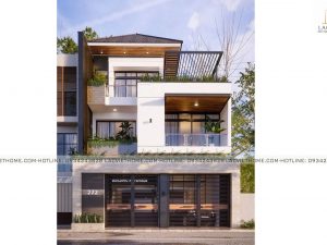 Mẫu thiết kế biệt thự 3 tầng đẹp hiện đại BT315