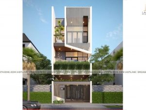 Mẫu thiết kế nhà liền kề 3 tầng đẹp hiện đại  LK301