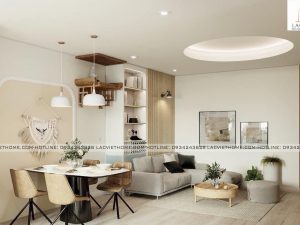 Mẫu Thiết kế nội thất chung cư golden palm