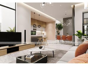 Mẫu thiết kế nội thất biệt thự 2 tầng đẹp hiện đại BT219
